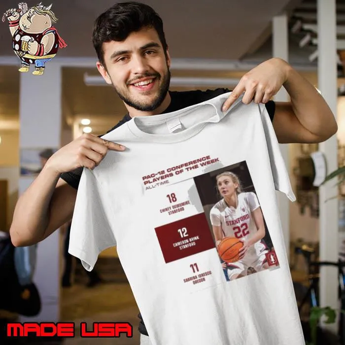 Cameron Brink Stanford Cardinal Of The Pac-12 Conference Is Player Of The Year Poster Shirt Unisex