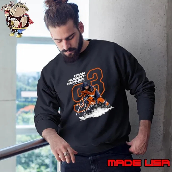Canadian professional ice hockey player signature ryan nugent hopkins offset T-Shirt Sweatshirt