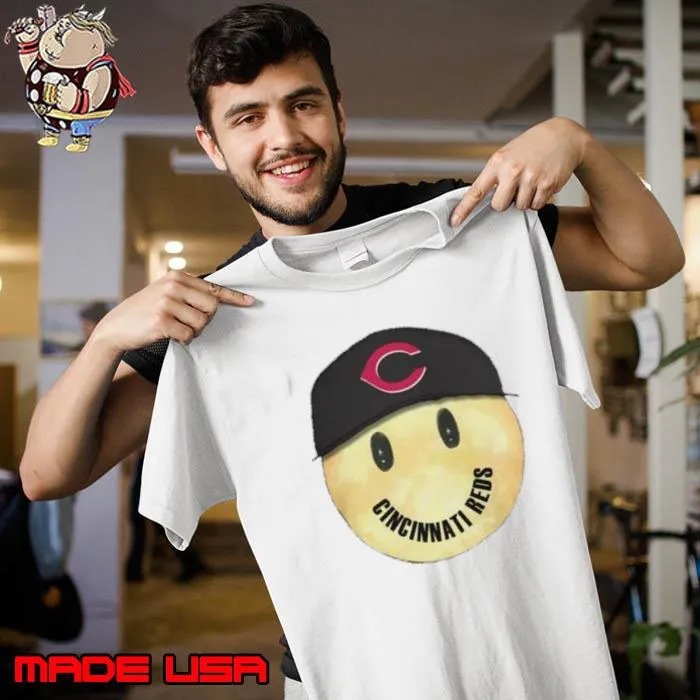 Cincinnati Reds Smiley Tee Shirt