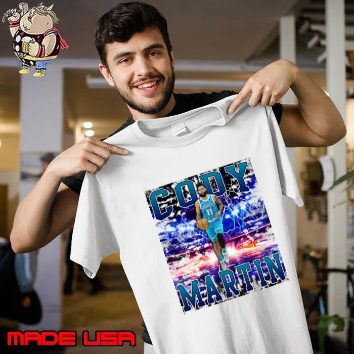 Cody Martin American professional basketball player for the Charlotte Hornets T-Shirt