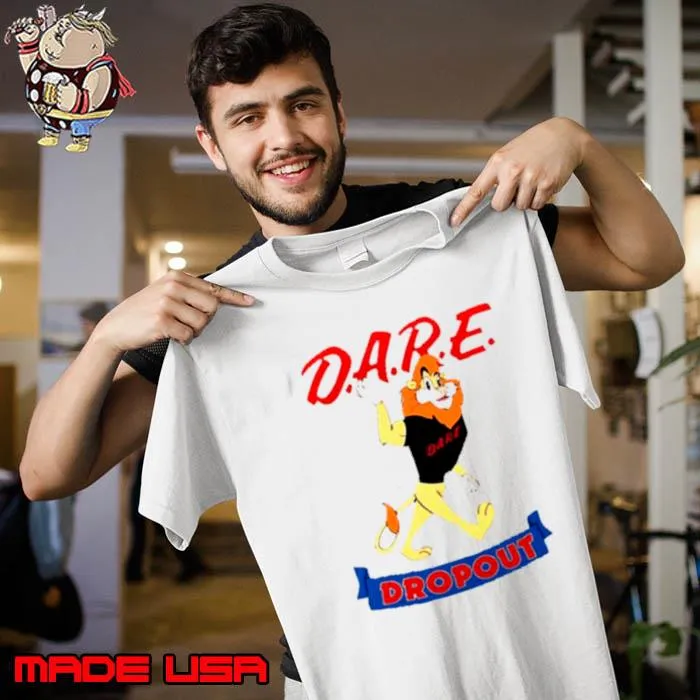 DARE Drop out lion shirt