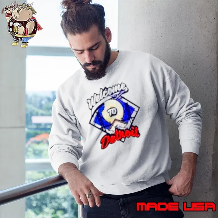 Detroit Pistons x J Dilla Welcome to Detroit s Sweatshirt