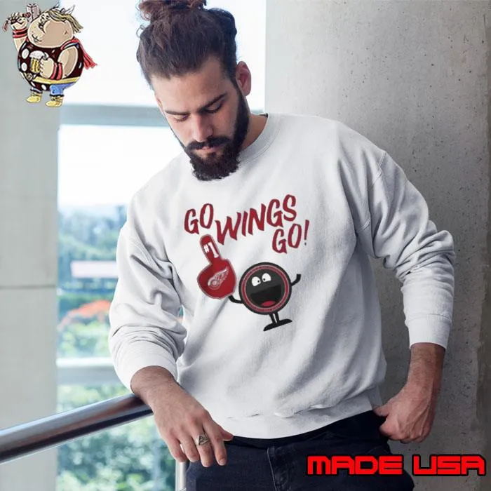 Detroit Red Wings Levelwear Heather Gray Podium s Sweatshirt