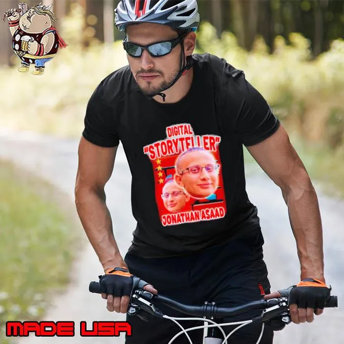 Digital Storyteller Jonathan Asaad shirt