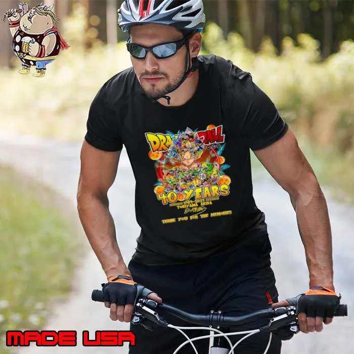 Dragon Ball 40 Years 1984 2024 Toriyama Akira Thank You For The Memories Signature s Unisex