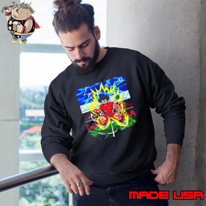 Dragon Ball Supper Power Mohamed Salah Of Liverpool Football Club With For The Inspiration RIP Akira Toriyama Shirt