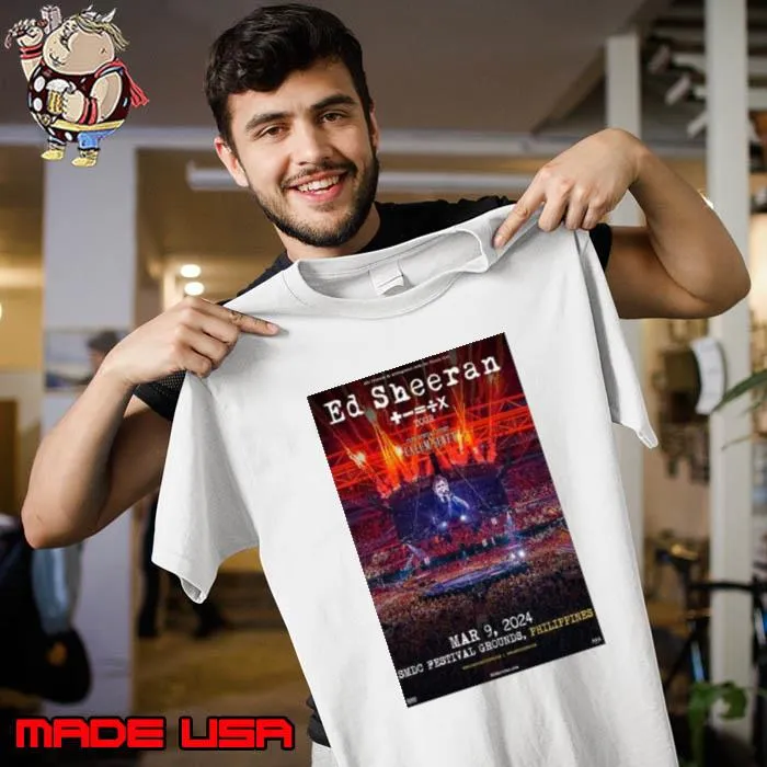 Ed Sheeran Philippines, SMDC Festival 9 Mar 2024 Shirt Unisex