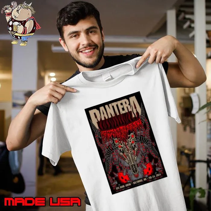 February 24, 2024 Pantera Concert Cfg Bank Arena Baltimore, Md s Unisex