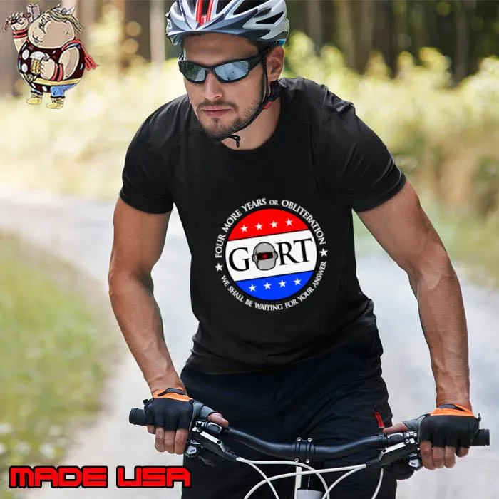 Four More Years Or Obliteration We Shall Be Waiting For Your Answer Election T-Shirt Unisex