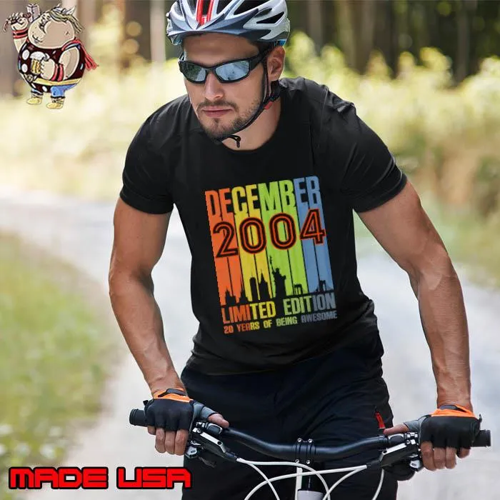 Funny december 2004 20 Years Of Being Awesome Limited Edition Vintage T-Shirt Unisex