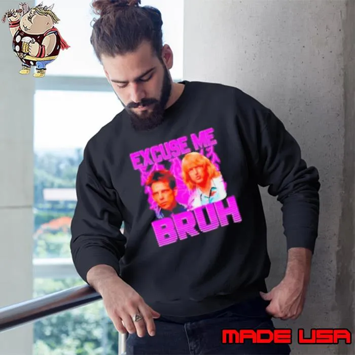 Hansel McDonald and Derek Zoolander Excuse me bruh s Sweatshirt