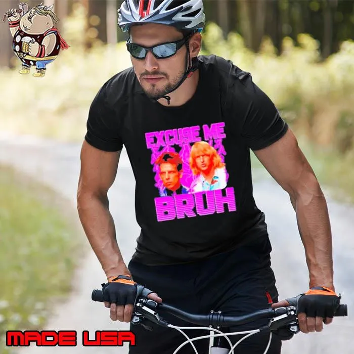 Hansel Mcdonald X Derek Zoolander Excuse Me Bruh Shirt Unisex