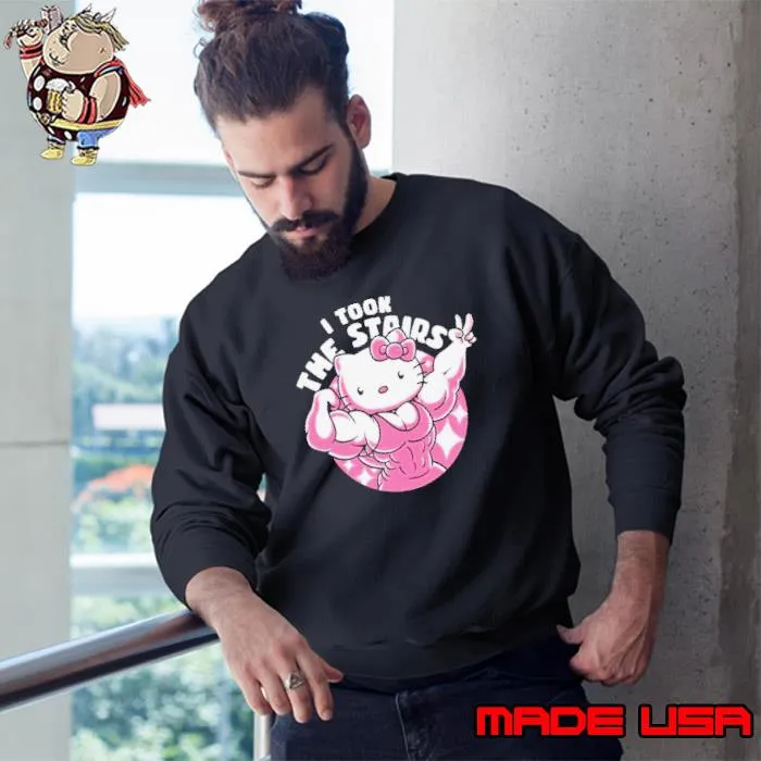 Hello Kitty Muscles I Took The Stairs shirt