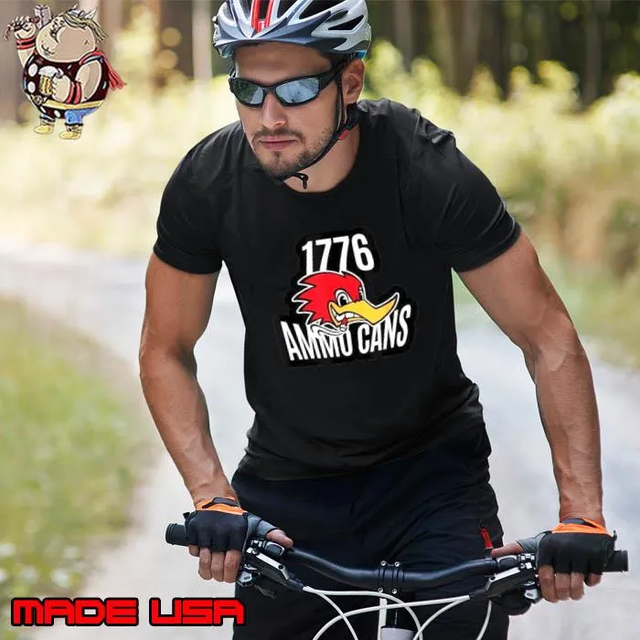 Hot Rod Woodpecker Ammo Cans 1776 Shirt Unisex