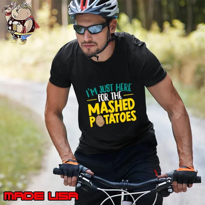 I'm Here For The Mashed Potato Vegan Spud T-Shirt Unisex