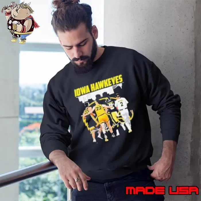 Iowa Hawkeyes Sport team Krikke Clark McNamara and Mitchell signatures s Sweatshirt