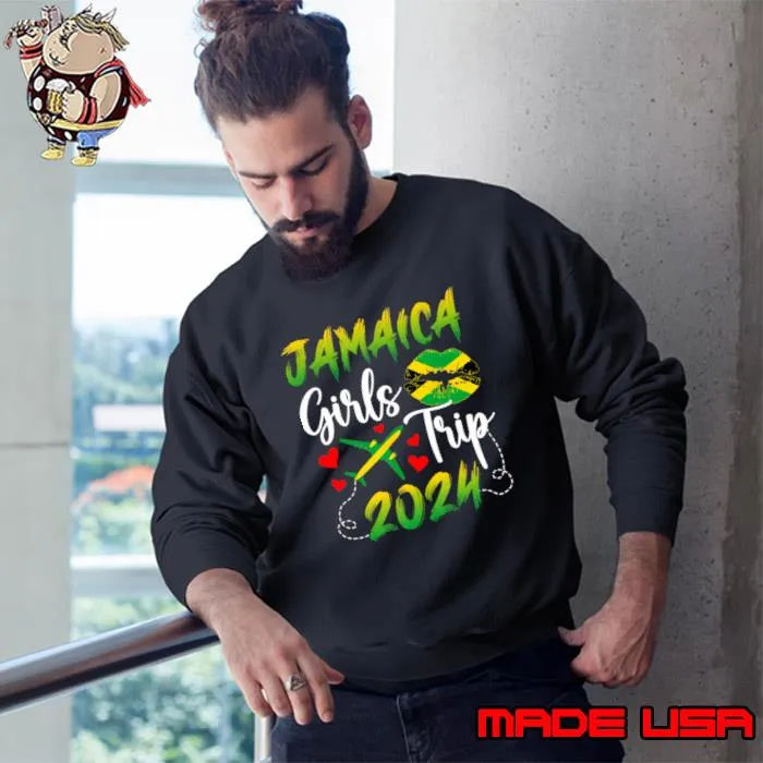 Jamaica Girls Trip 2024 Vacation Jamaica Travel Girls T-Shirt Sweatshirt