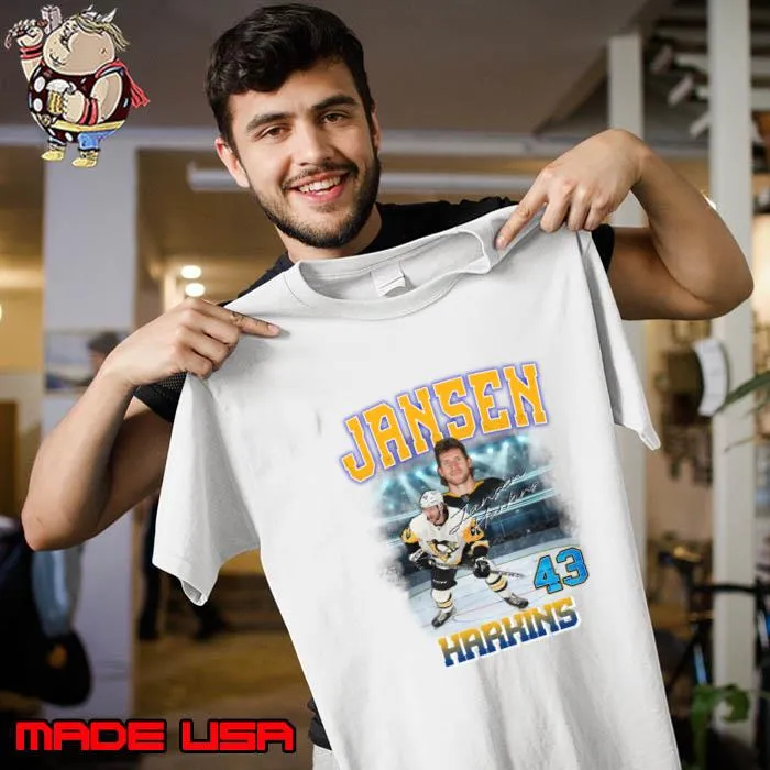 Jansen Harkins American-born Canadian professional ice hockey center for the Pittsburgh Penguins T-Shirt Unisex