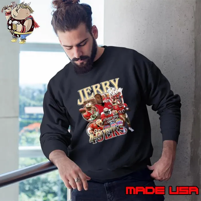 Jerry Rice American former professional football player T-Shirt