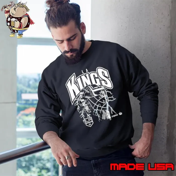 Los Angeles Kings Crease Lightning Shirt Sweatshirt