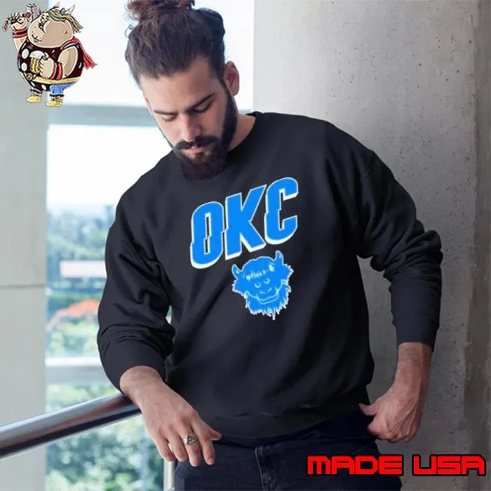 March Of The Month Okc Thunder Rumble Statement s Sweatshirt