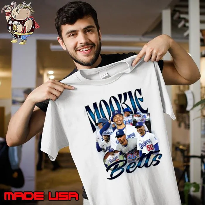 Mookie Betts American professional baseball outfielder Los Angeles Dodgers T-Shirt Unisex