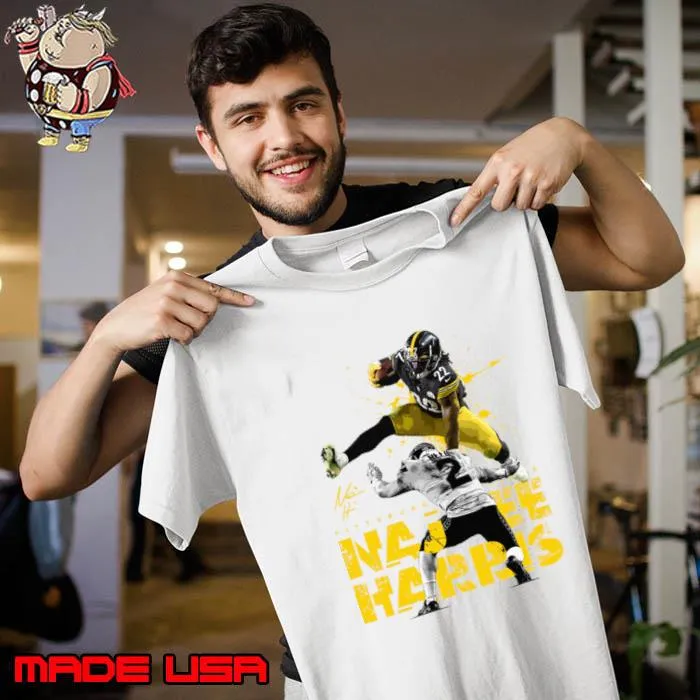 Najee Harris Signature American football running back for the Pittsburgh Steelers T-Shirt