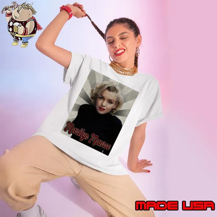 Nice marilyn Manroe American actress and model playing comic blonde bombshell characters T-Shirt Ladies tee