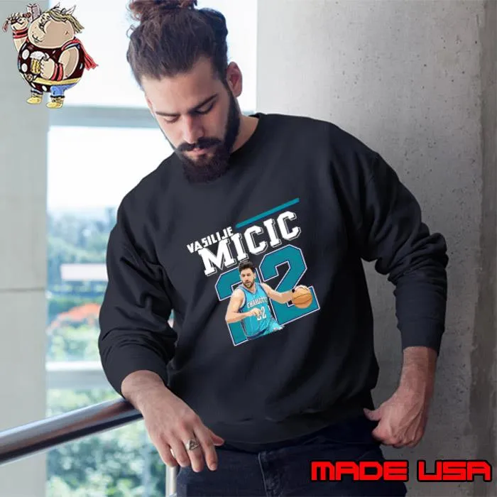 Official vasilije Micic Serbian professional basketball player for the Charlotte Hornets T-Shirt Sweatshirt