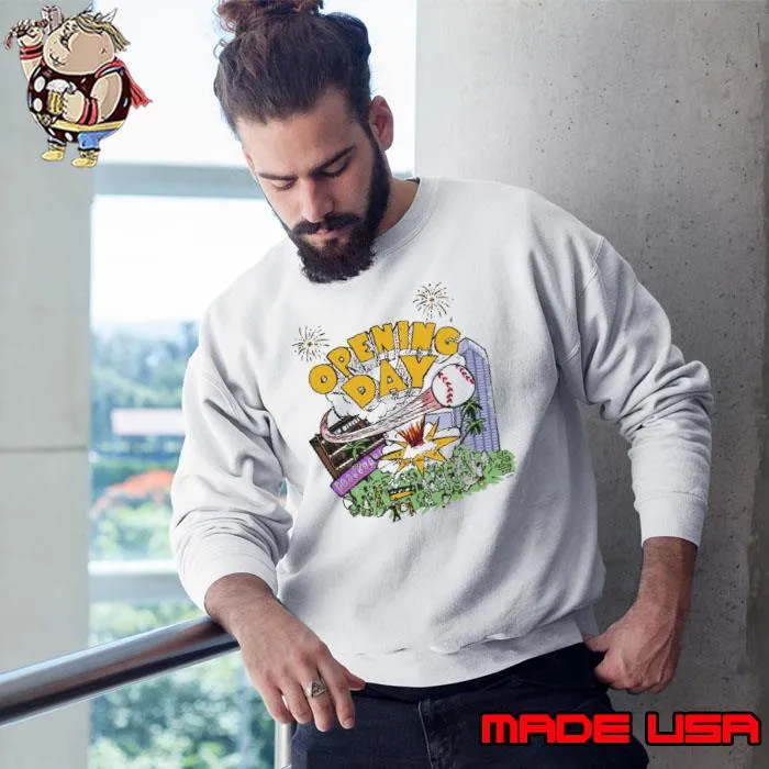 Opening Day Madness San Diego Baseball Chaos Ts Sweatshirt
