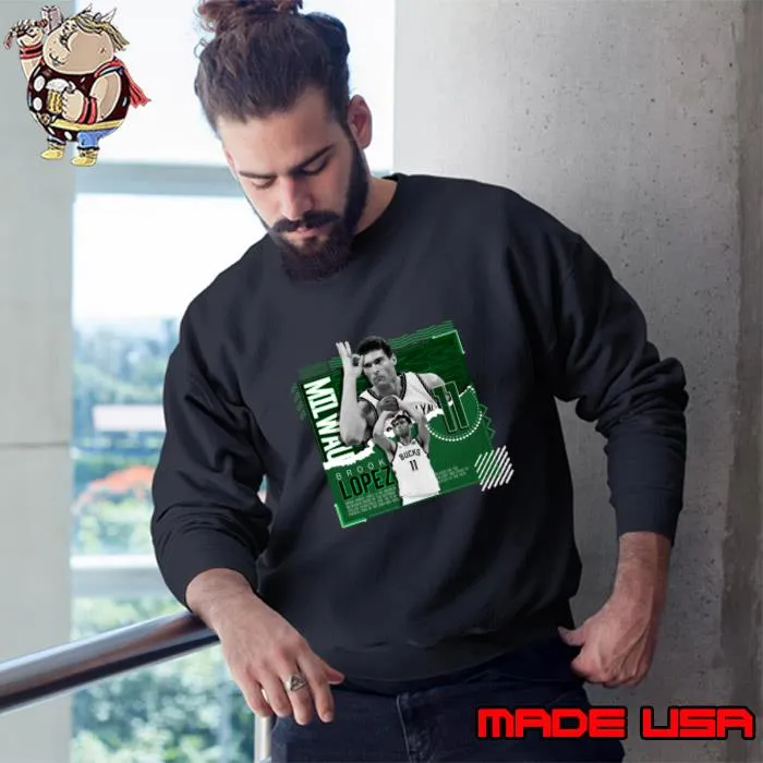 Original american professional basketball player for the Milwaukee Bucks brook lopez basketball T-Shirt Sweatshirt