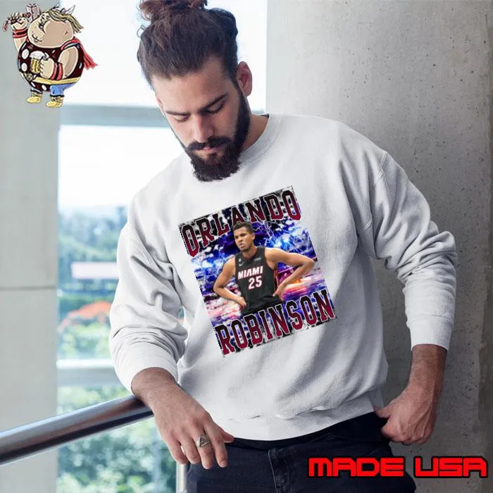 Orlando Robinson American professional basketball player for the Miami Heat T-Shirt Sweatshirt