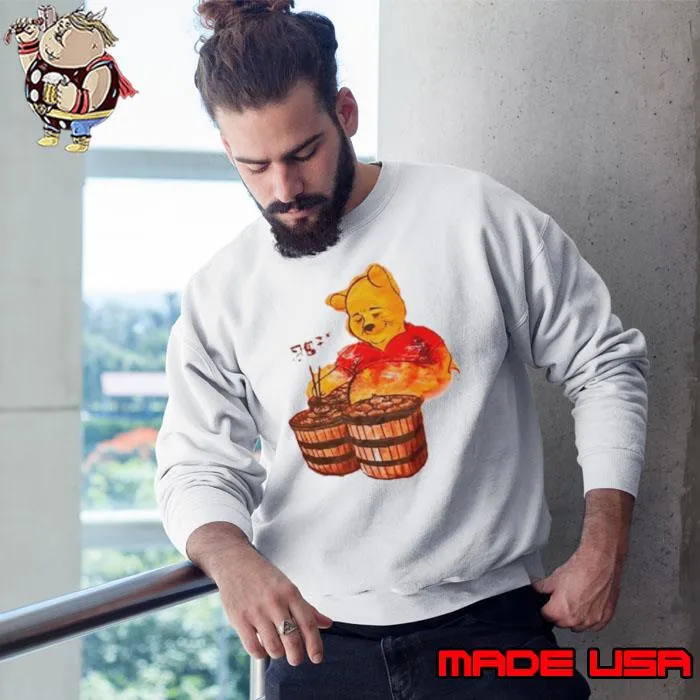 Pooh chef dumplings free China s Sweatshirt