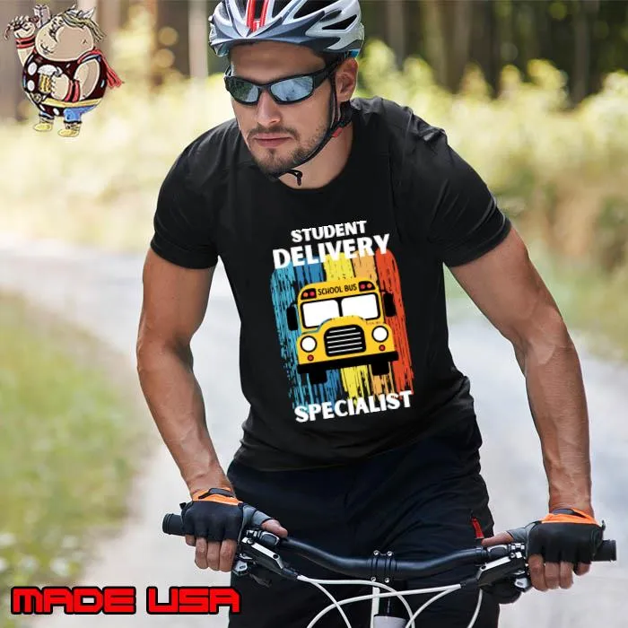Retro Student Delivery Specialist Bus Driver T-Shirt