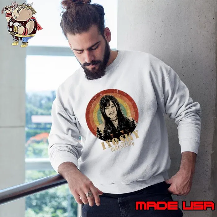 Retro Sunset Iyo Sky Japanese professional wrestler Wrestling T-Shirt Sweatshirt