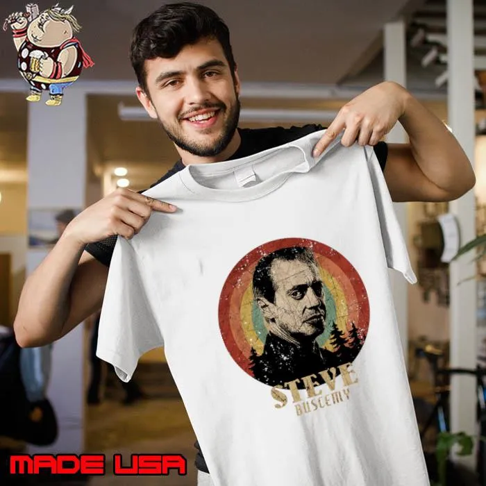 Retro Sunset Steve Buscemy an American actor acclaimed character T-Shirt Unisex