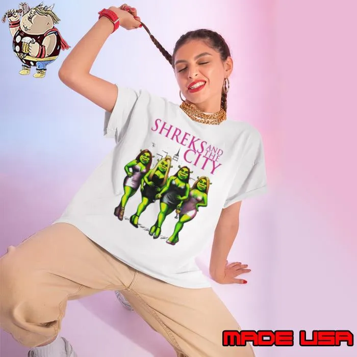 Shrek and the city s Ladies tee
