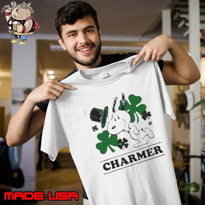 Snoopy And Woodstock Charmer St Patrick’s Day 2024 T-s Unisex