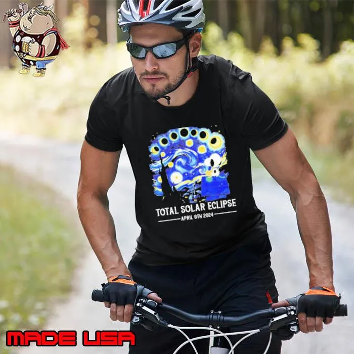 Snoopy and Woodstock total solar eclipse 2024 Shirt Unisex