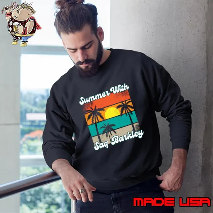 Summer with sag barkley palm tree vintage T-Shirt Sweatshirt