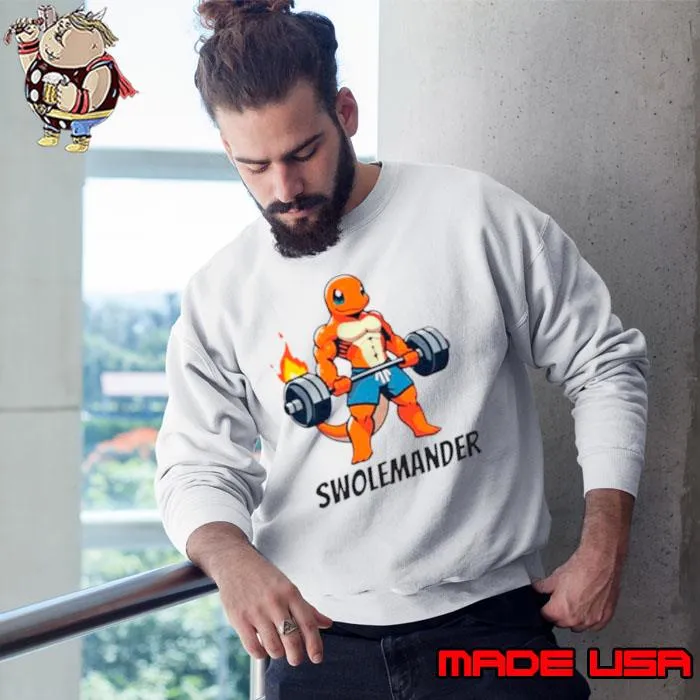 Swolemander fitnes shirt