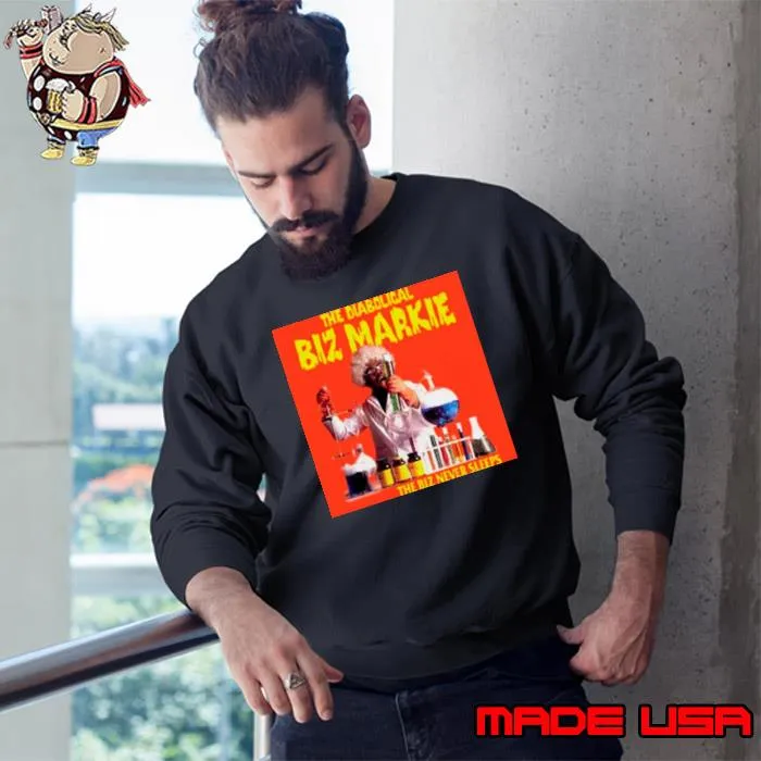 The Diabolical Biz Markie The Biz Never Sleeps s Sweatshirt