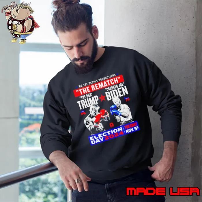 The Don Trump vs Crooked Joe Biden election day 2024 shirt
