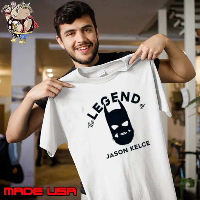 The Legend of Jason Kelce Batman mask shirt
