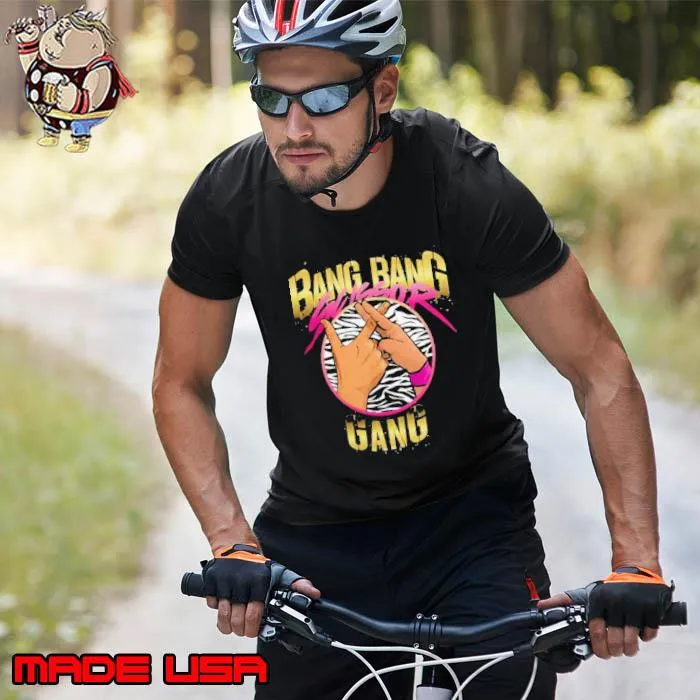 Top Rope Tuesday Limited Edition Bullet Club Gold and The Acclaimed Bang Bang Scissor Gang Illustrated Shirt