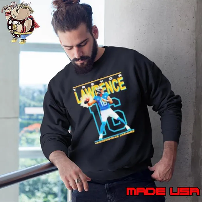 Trevor Lawrence Jacksonville Jaguars NFL football player shirt