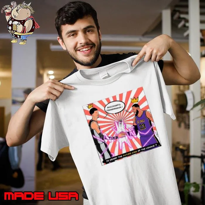 Victor Wembanyama and Lebron James King Successful Transmission s Unisex