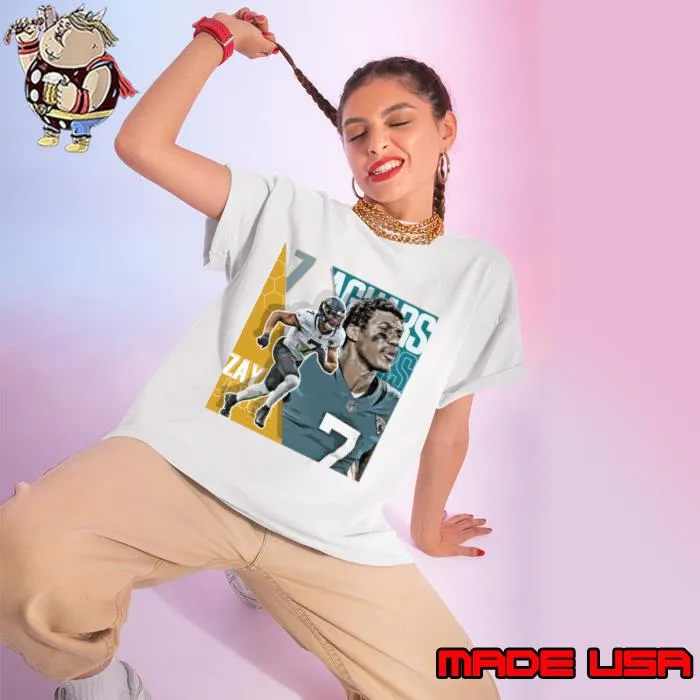 Zay Jones American football wide receiver for the Jacksonville Jaguars T-Shirt Ladies tee