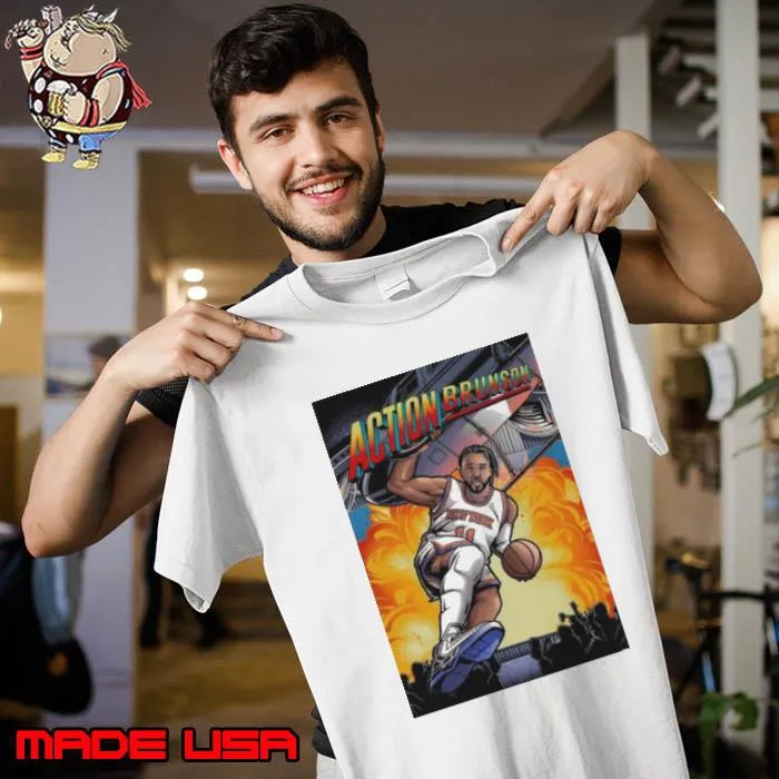 Action Brunson New York Knicks basketball player s Unisex