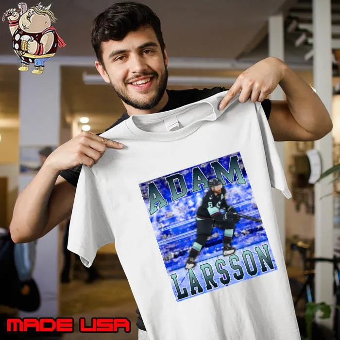 Adam Larsson Swedish professional ice hockey defenceman Seattle Kraken T-Shirt Unisex